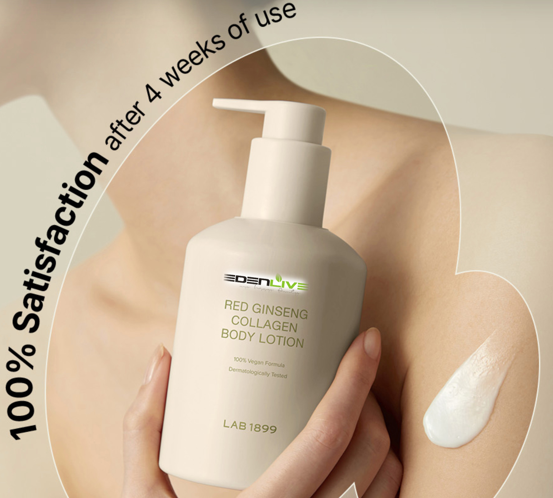 Kolagenové tělové mléko z červeného ženšenu